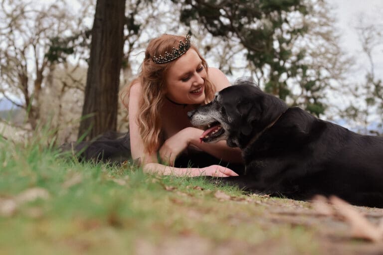 Colt and I during my 3oth birthday "Funeral to my Youth" photoshoot.